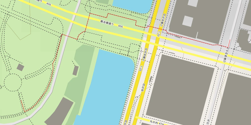 Map of the trail for AI - 東京都