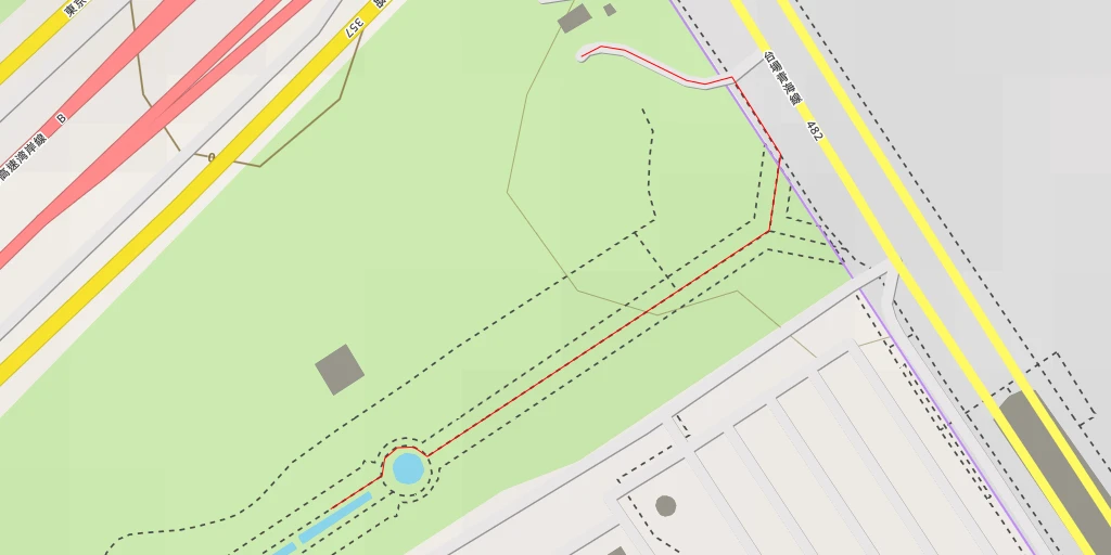 Map of the trail for 東京湾岸道路 - 品川区