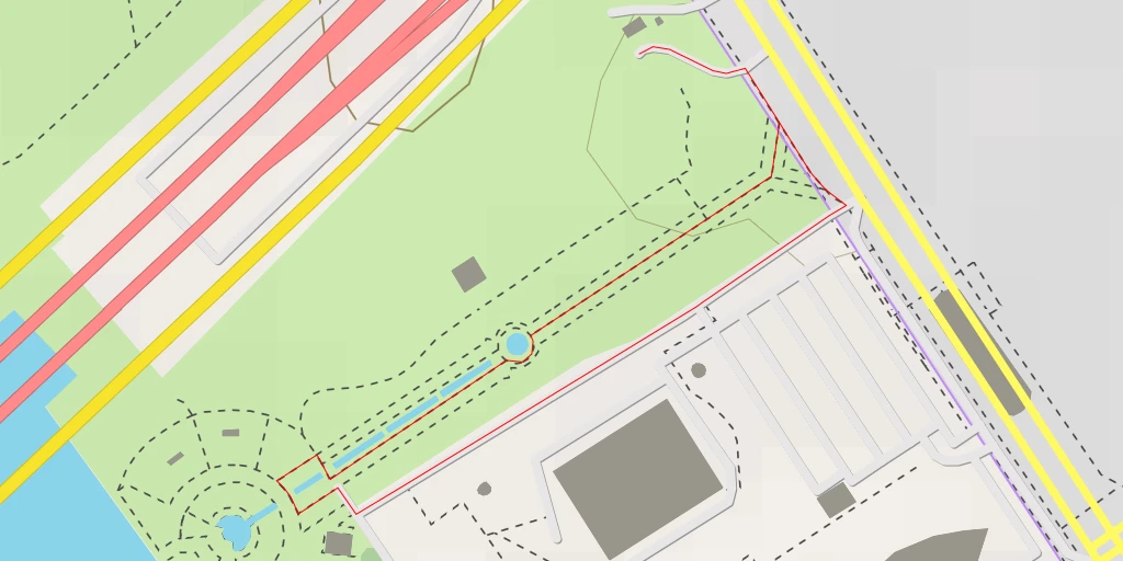 Map of the trail for 品川区