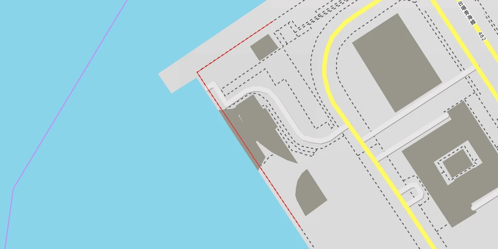 Map of the trail for AI - ２、３番ハッチ