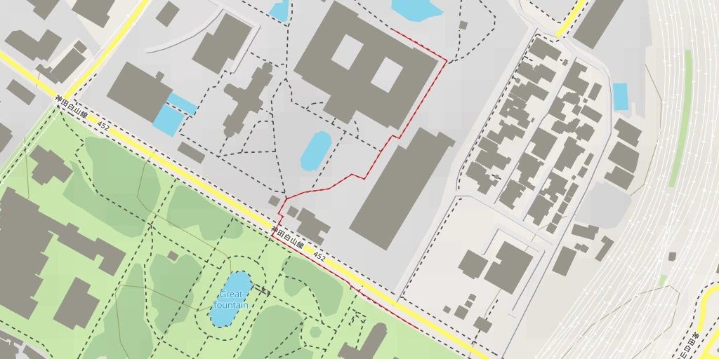 Map of the trail for 東京国立博物館 - 台東区