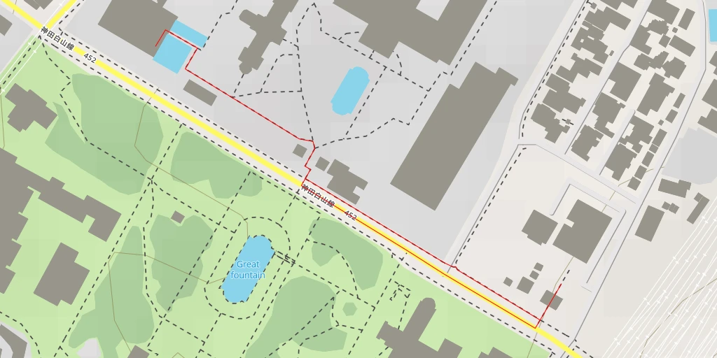 Map of the trail for 東京国立博物館 - 台東区