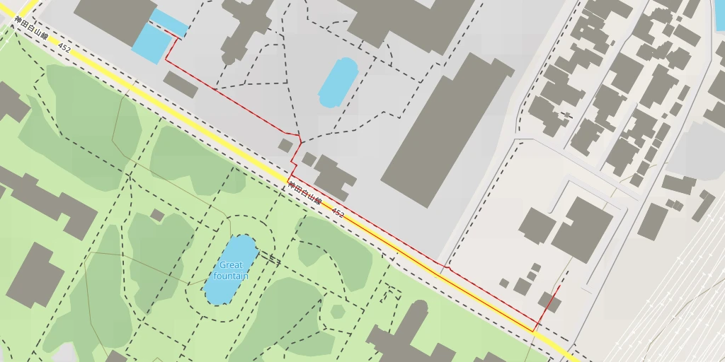 Map of the trail for 東京国立博物館 - 台東区