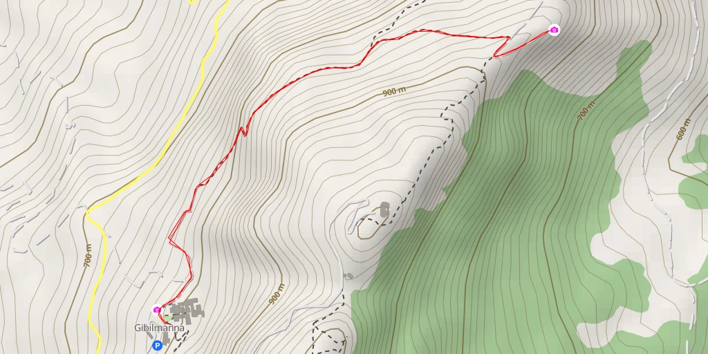 Carte de l'itinéraire :  Osservatorio Geo-Fisico di Gibilmanna - Cefalù