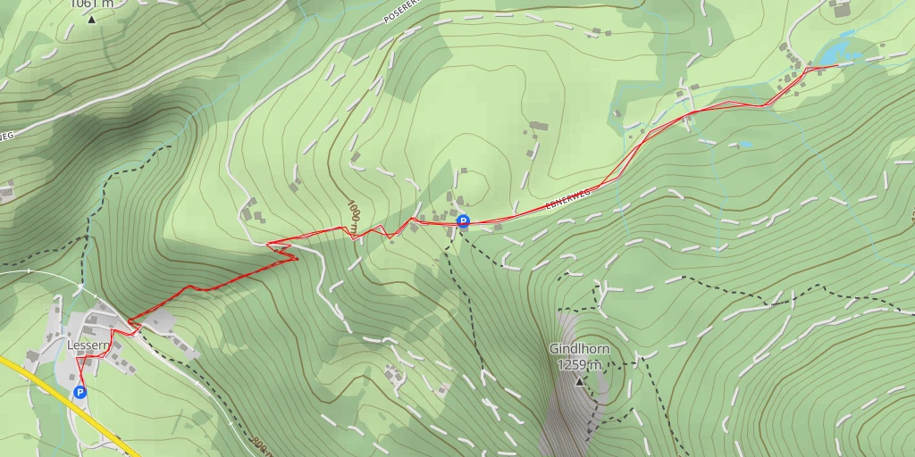 Map of the trail for Stainach-Pürgg