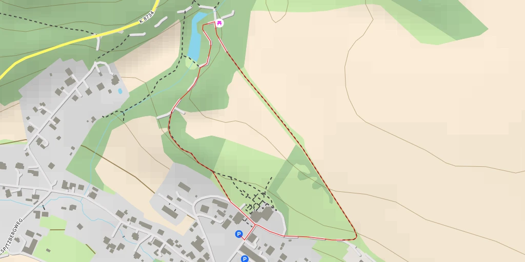 Map of the trail for K 8734