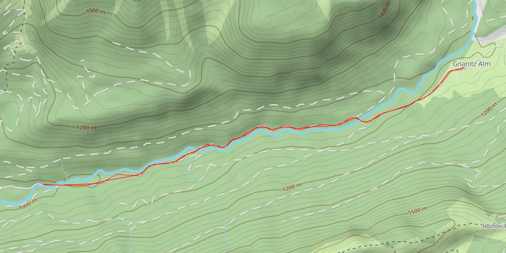 Map of the trail for Stainach-Pürgg