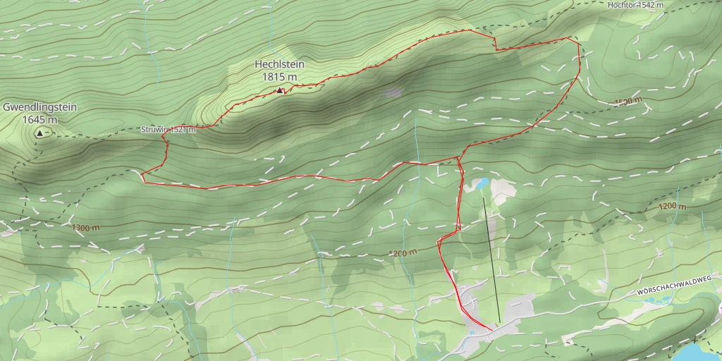 Carte de l'itinéraire :  Hechlstein