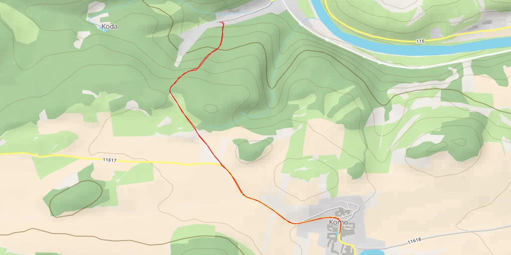 Map of the trail for 