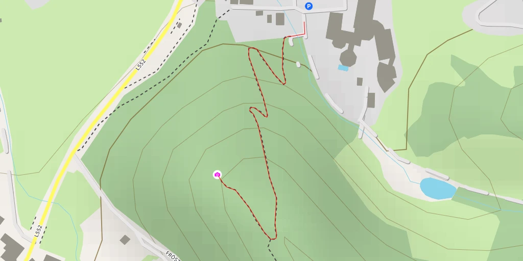 Map of the trail for Hinterstoder