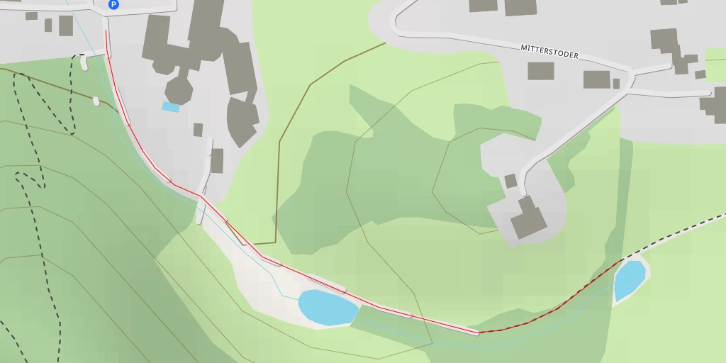 Map of the trail for Mitterstoder