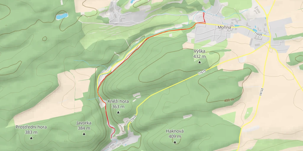 Carte de l'itinéraire :  