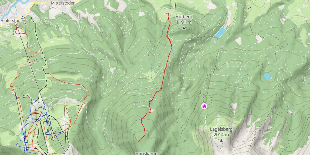 Map of the trail for Brennert