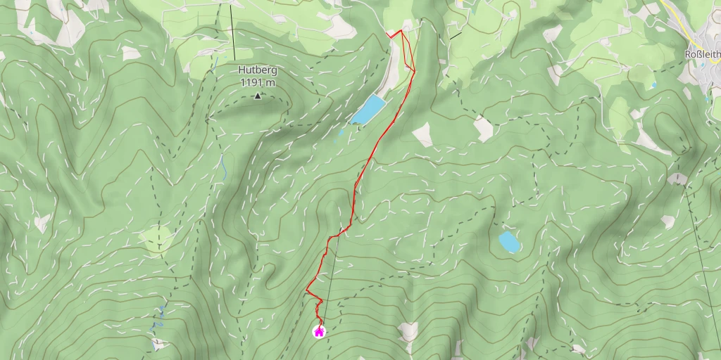 Carte de l'itinéraire :  Zellerhütte