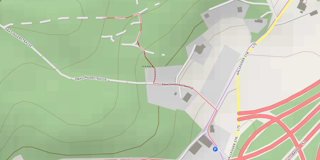 Map of the trail for Gletschertopf