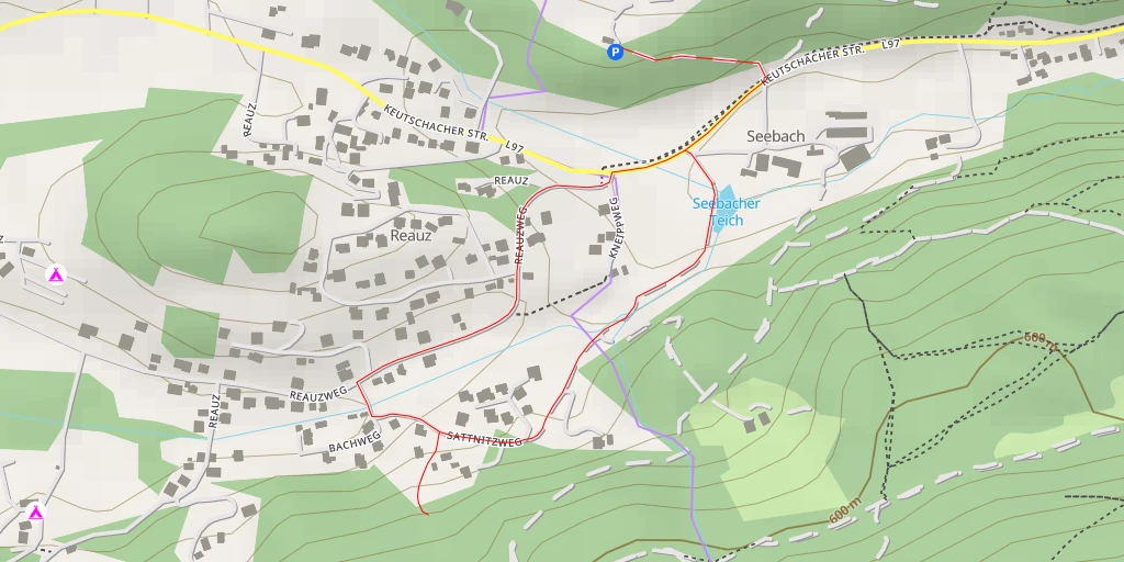 Map of the trail for Reauz