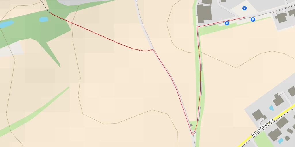 Map of the trail for Niederbergerweg