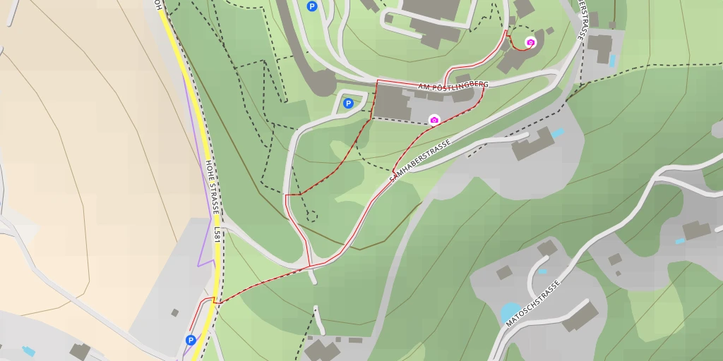 Map of the trail for Turm V (Euphemia) - Turm V (Euphemia) - Linz