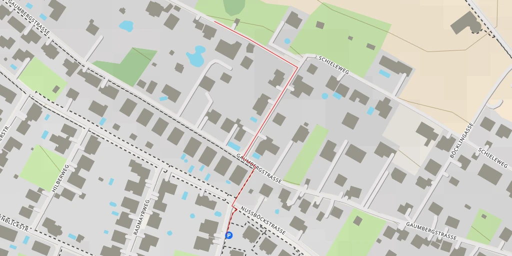 Map of the trail for Leitenstraße