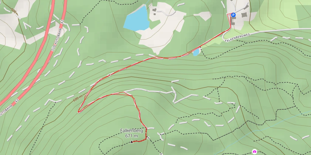 Carte de l'itinéraire :  Falkenberg