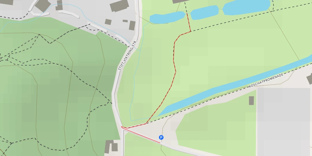 Map of the trail for Stift Viktring - Stift-Viktring-Straße - Klagenfurt am Wörthersee