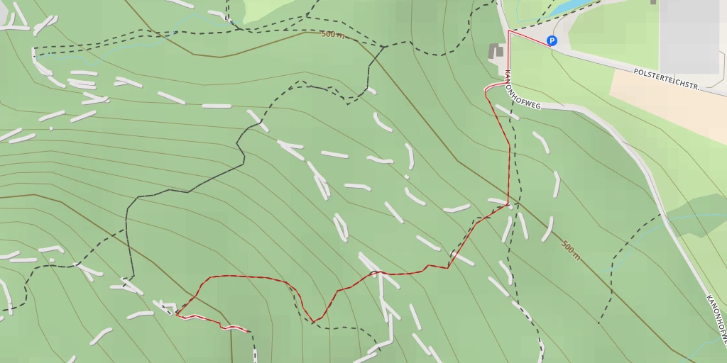 Map of the trail for Stollen - Klagenfurt