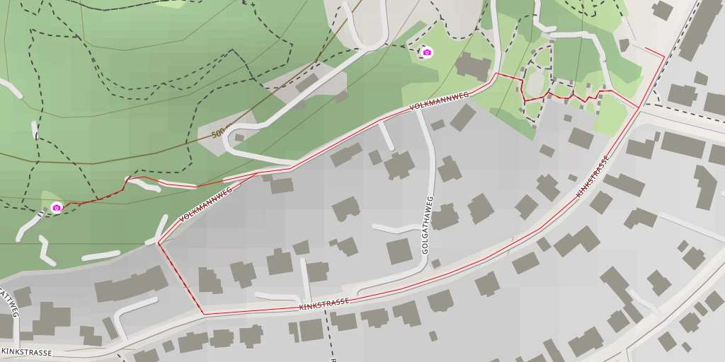 Map of the trail for Karawankenblick