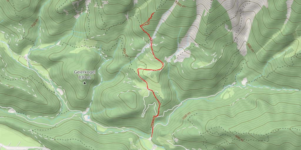 Map of the trail for Moosbauernsteig - Roßleithen