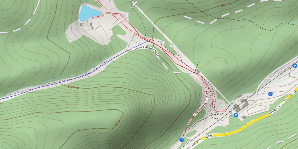 Carte de l'itinéraire :  Singletrail Wurzeralm - Singletrail Wurzeralm