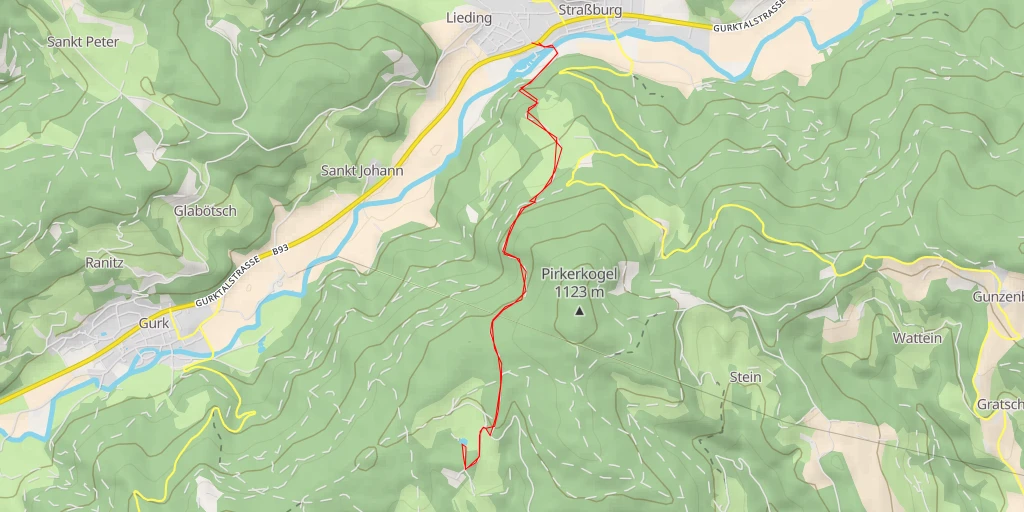 Map of the trail for 