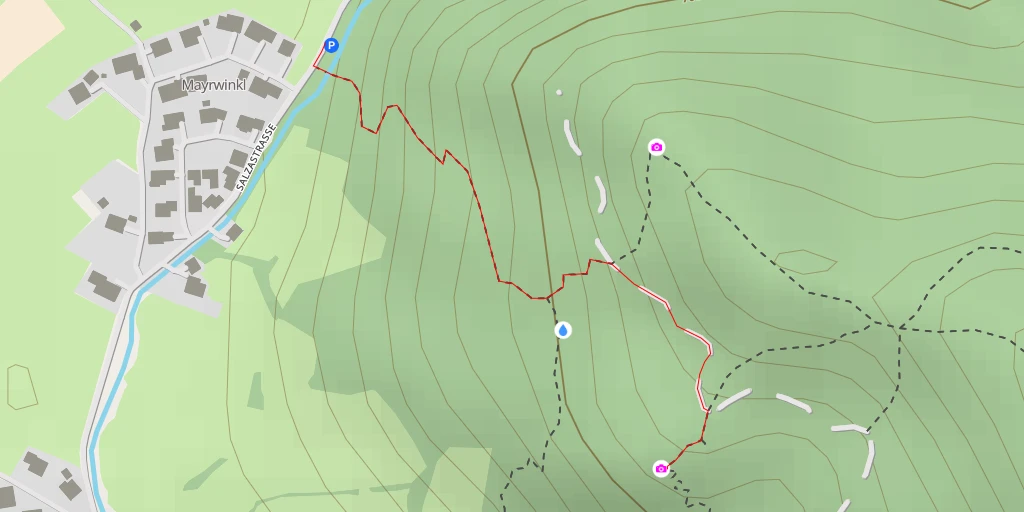 Map of the trail for Gmeiner Aussicht