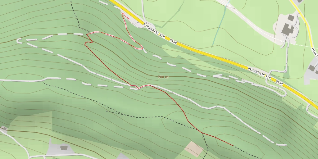 Map of the trail for Garstner Eck