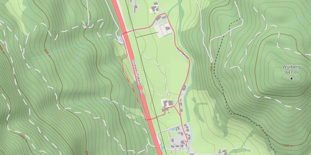 Map of the trail for Pyhrn Autobahn - Pyhrn Autobahn