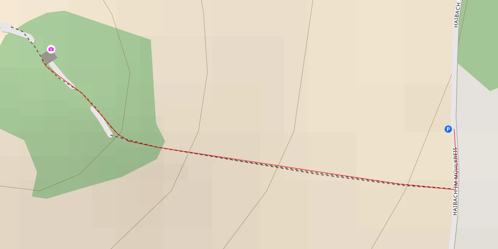 Map of the trail for AI - Aussichtswarte SternGartl-Blick