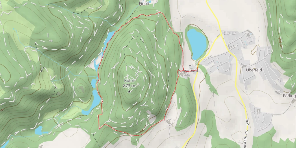 Map of the trail for Kulmweg - Frauenstein