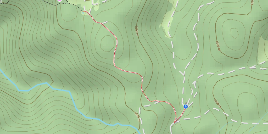 Carte de l'itinéraire :  Leitersteig - Leitersteig