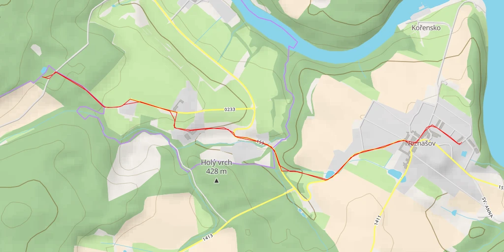 Map of the trail for 