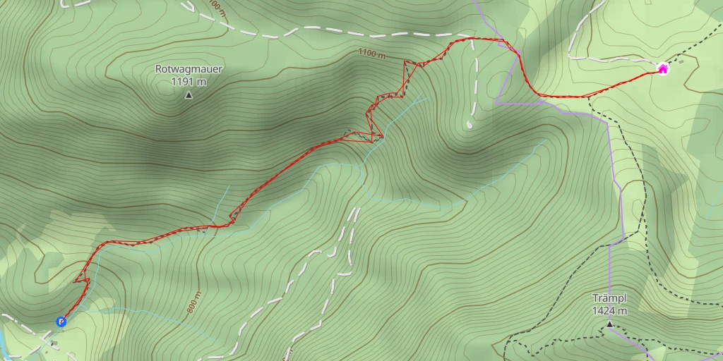 Map of the trail for Ebenforstalm