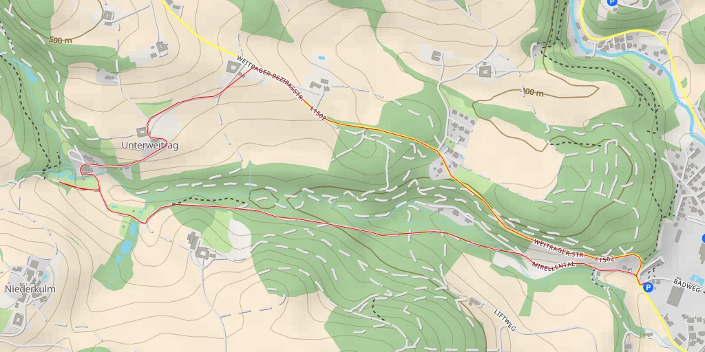 Map of the trail for 