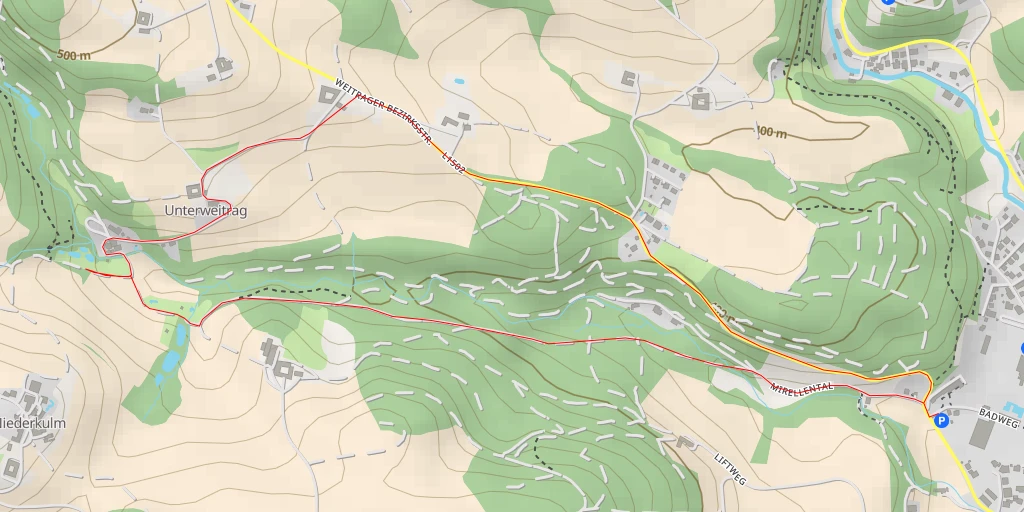 Map of the trail for 