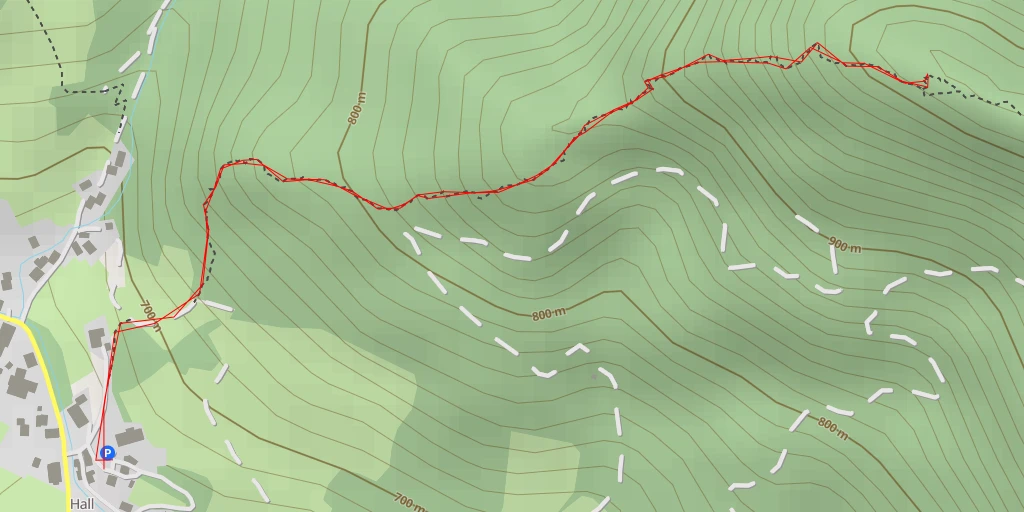 Carte de l'itinéraire :  Dörfelstein Westgipfel