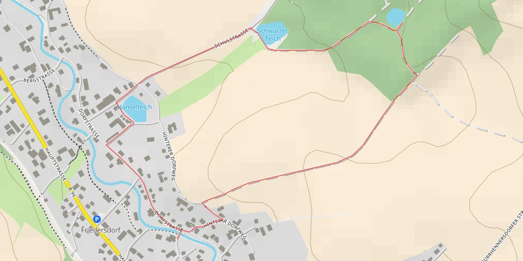 Map of the trail for Hurn-Kuppe - Herrenweg