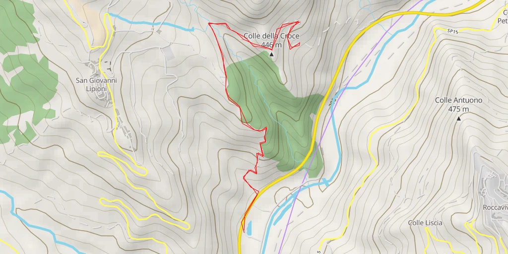 Carte de l'itinéraire :  Collalluna