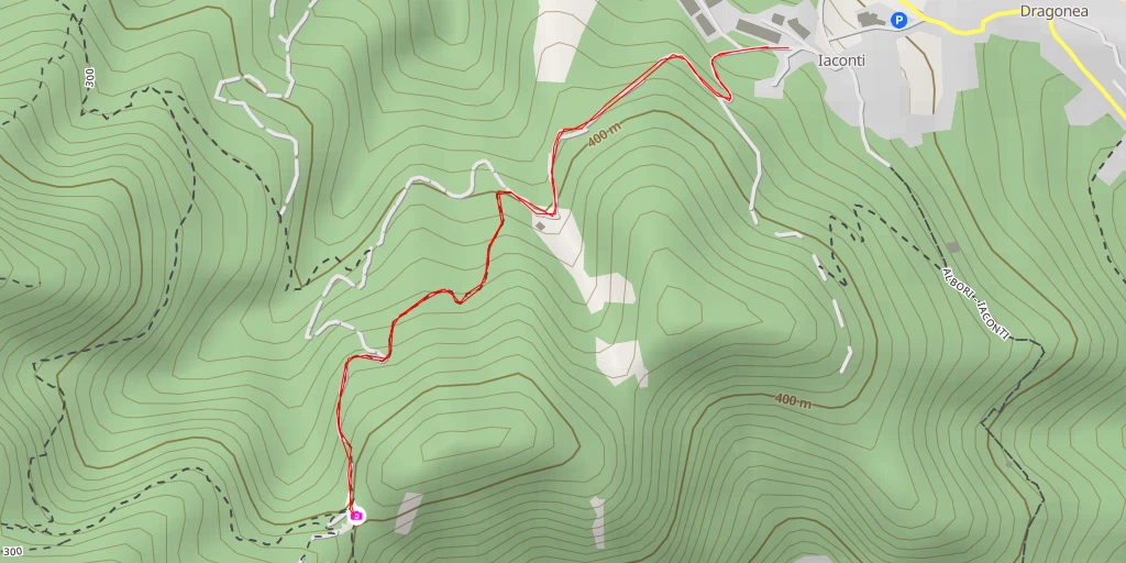 Map of the trail for AI - Cappella Nuova - Vietri sul Mare