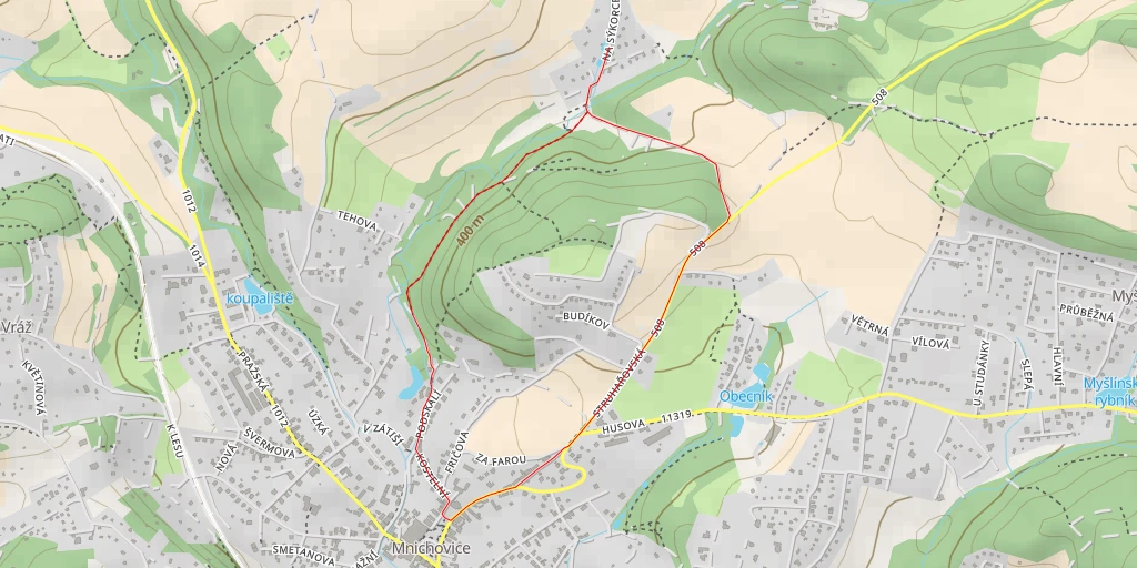 Map of the trail for 