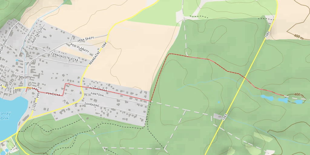 Map of the trail for 1083