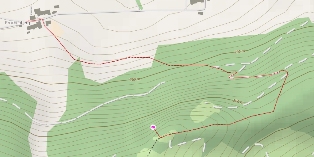 Map of the trail for Haselstein