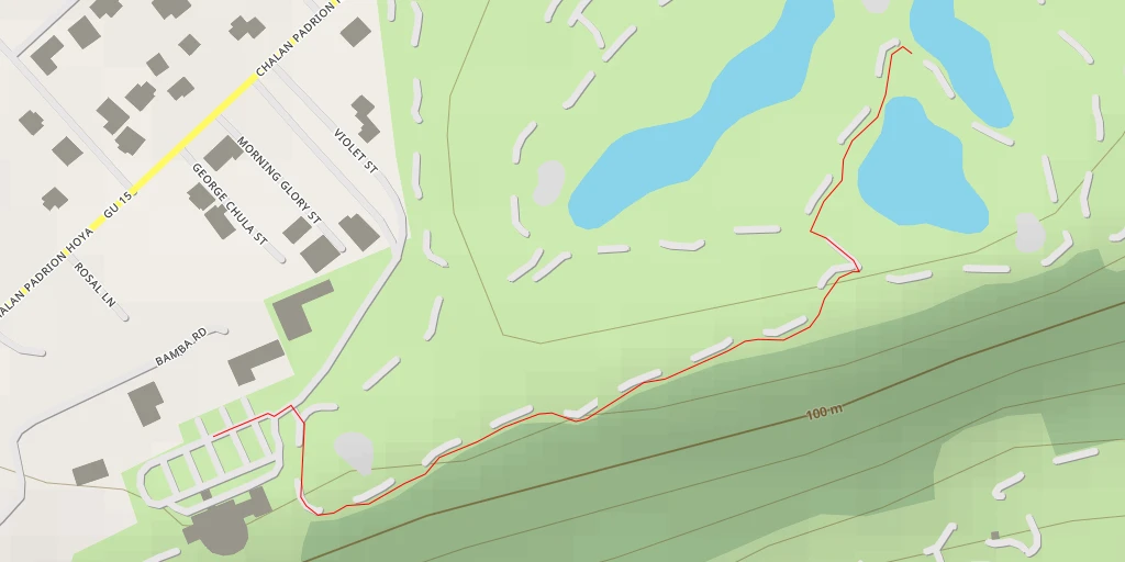 Carte de l'itinéraire :  Onward Mangilao Golf Club - Violet Street