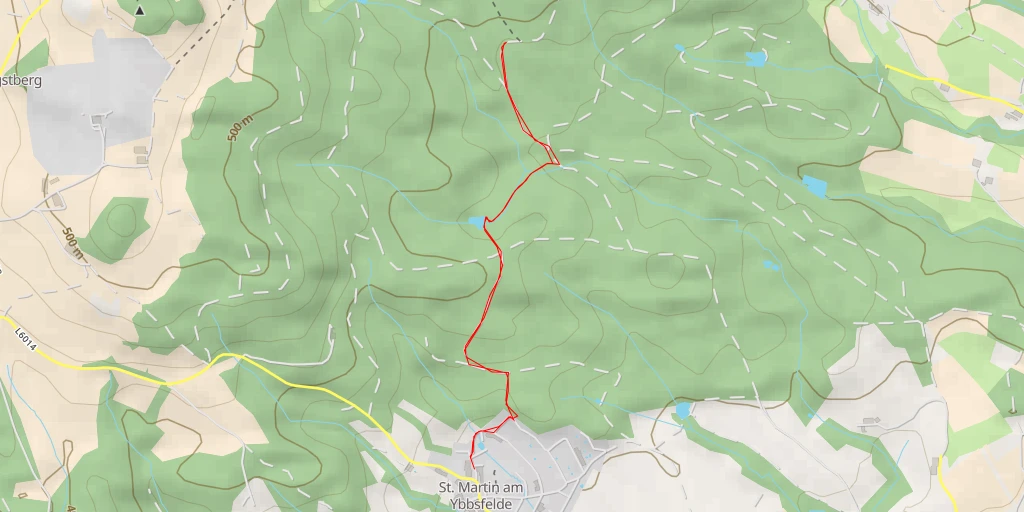 Carte de l'itinéraire :  Weigelangerweg - Weigelangerweg