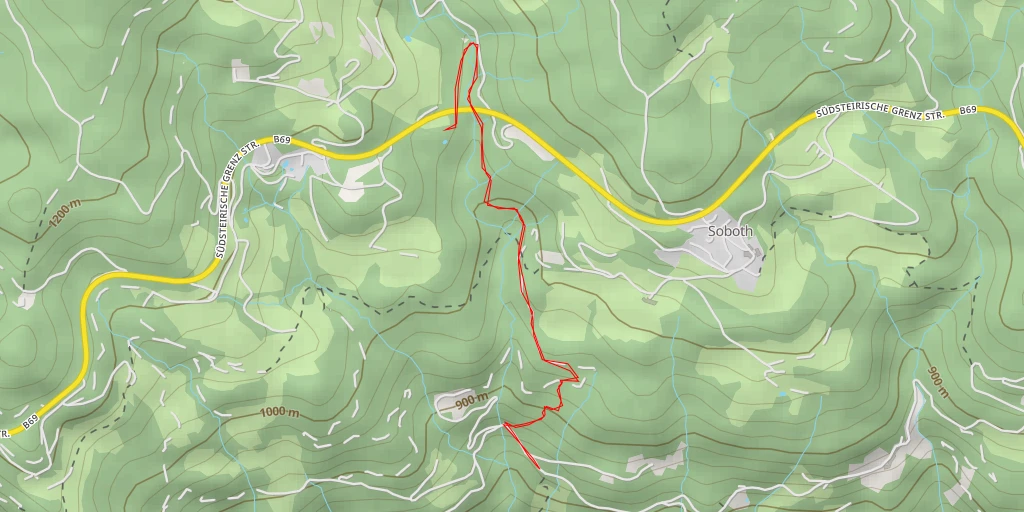 Map of the trail for Südsteirische Grenz Straße - Südsteirische Grenz Straße